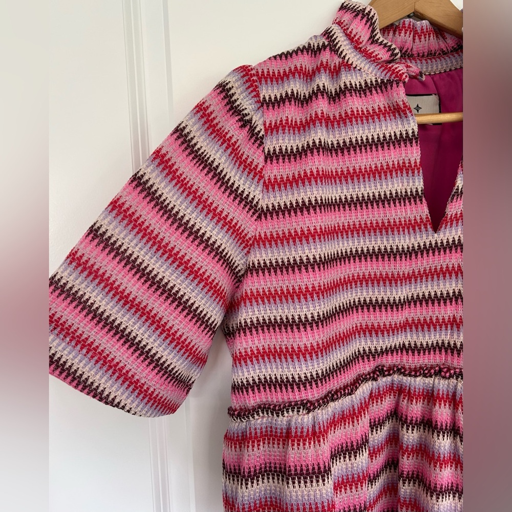 Tuckernuck Zigzag Knit Stripe Crawford Dress - Picture 8 of 16